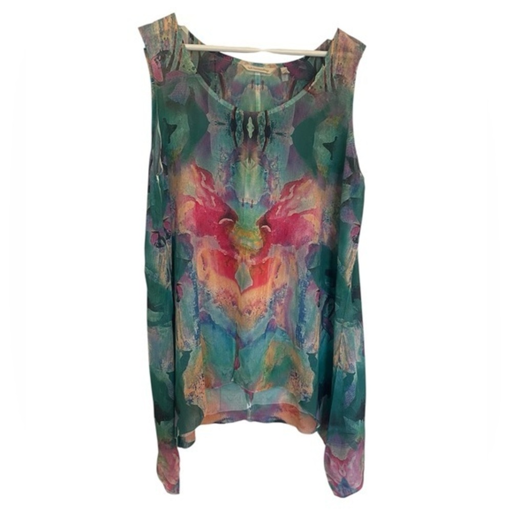 Soft Surroundings Sheer Tank Top Tunic